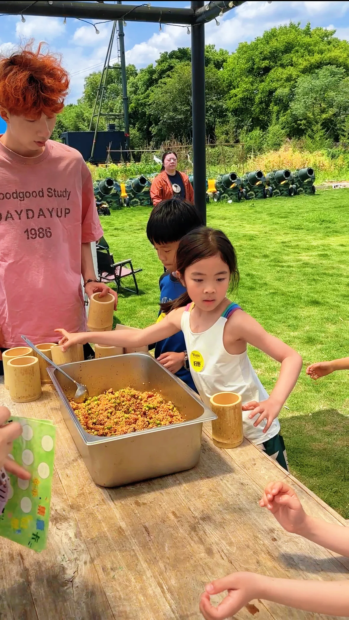 竹筒饭制作