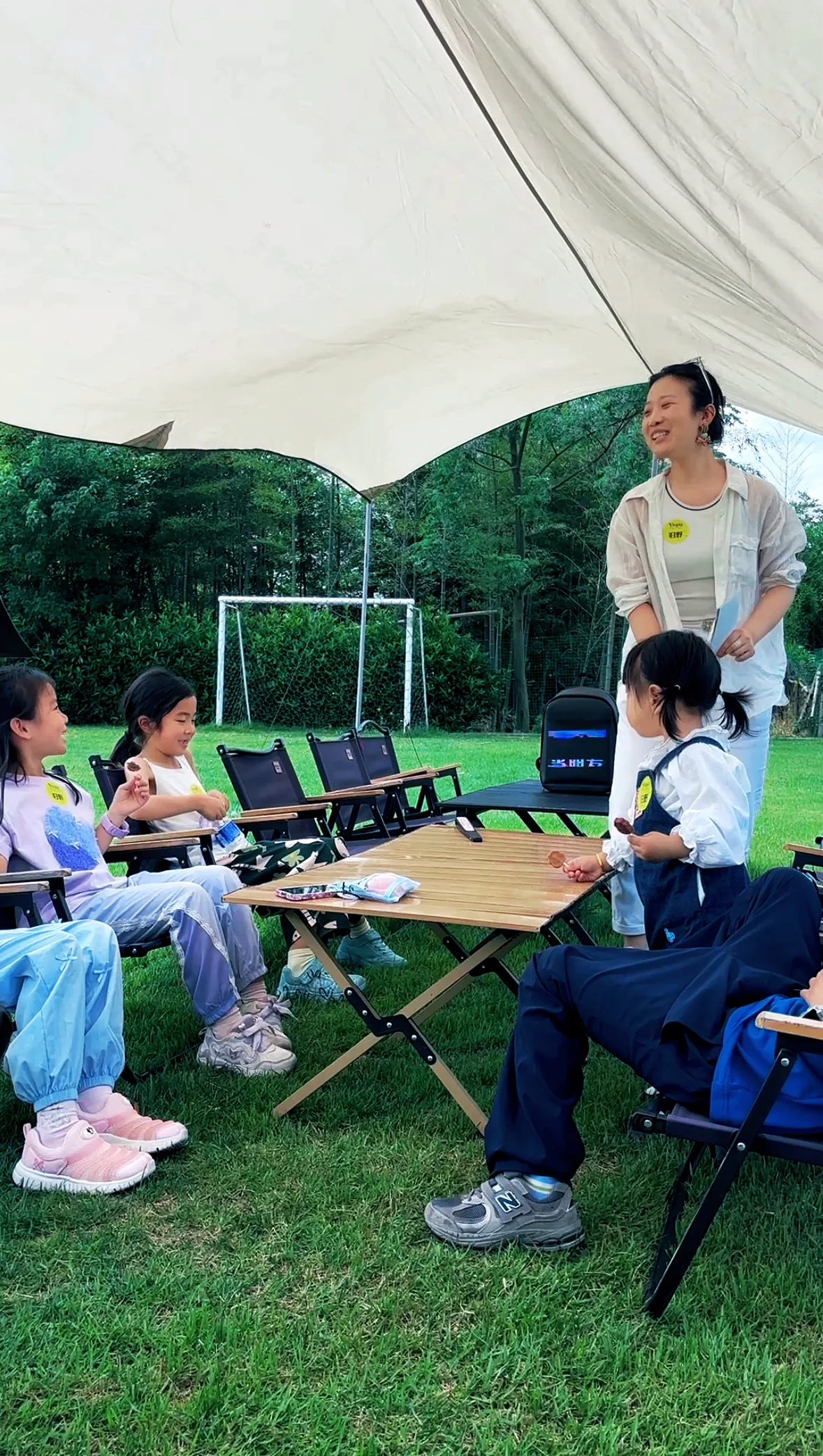 青山村亲子营现场